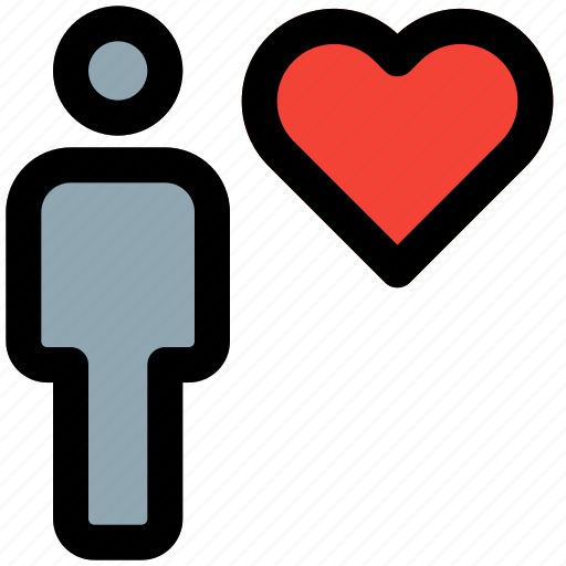 Heart, full, body, single user icon - Download on Iconfinder