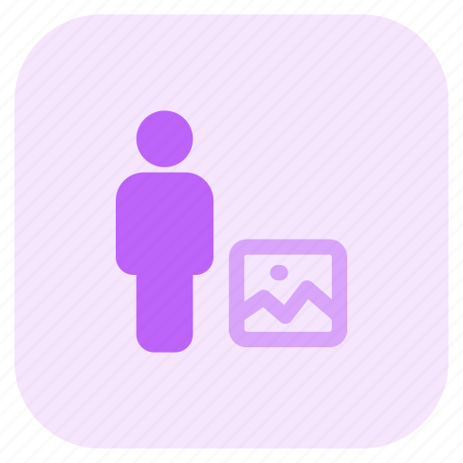 Image, full, body, single user, gallery icon - Download on Iconfinder