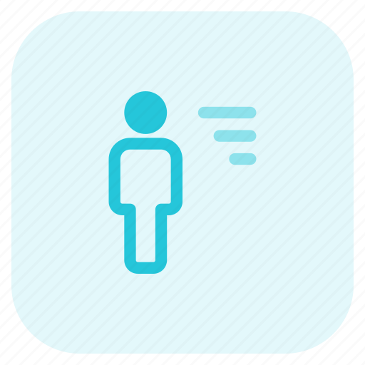 Sort, full, body, single user, right icon - Download on Iconfinder