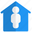 home, single user, house, avatar 