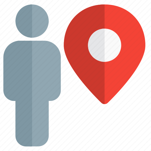 Location, single user, pin, full body icon - Download on Iconfinder