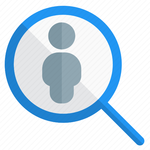 Search, find, magnifier, singkle user icon - Download on Iconfinder
