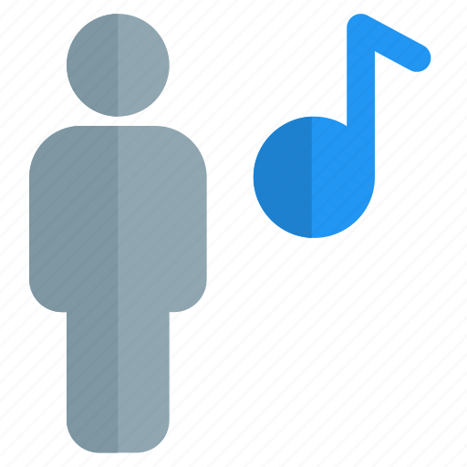 Song, single user, music, note icon - Download on Iconfinder