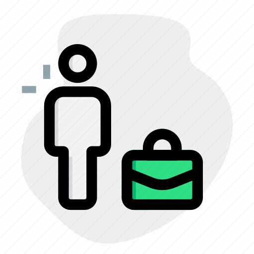 Briefcase, single user, suitcase, office icon - Download on Iconfinder