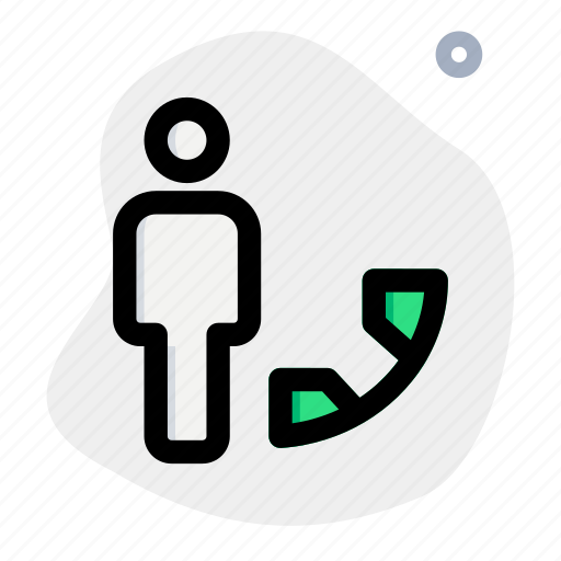 Call, single user, phone, telephone icon - Download on Iconfinder