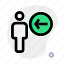 direction, single user, navigation, arrow