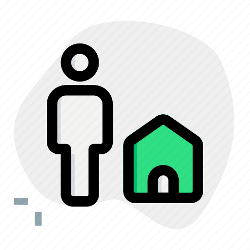 Home, house, structure, single user icon - Download on Iconfinder