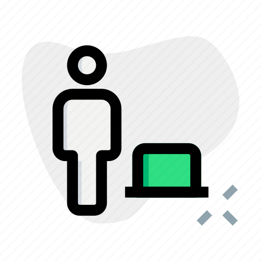 Laptop, single user, computer, technology icon - Download on Iconfinder