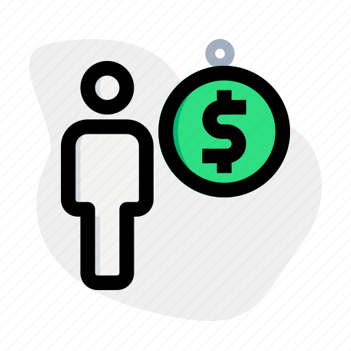 Money, dollar, currency, single user icon - Download on Iconfinder