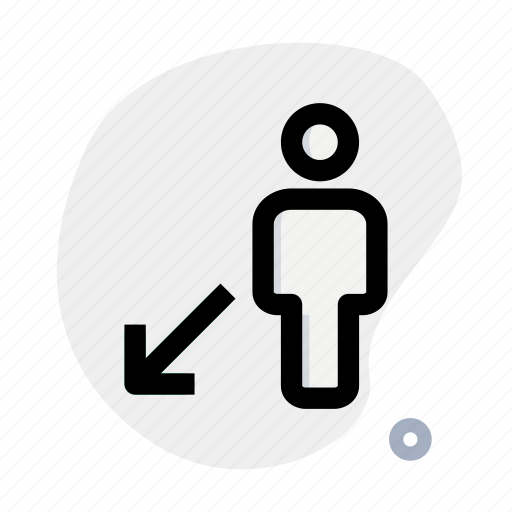 Move, arrow, direction, single user icon - Download on Iconfinder