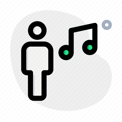 Music, sound, audio, single user icon - Download on Iconfinder