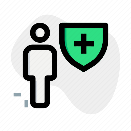 Shield, single user, security, protection icon - Download on Iconfinder