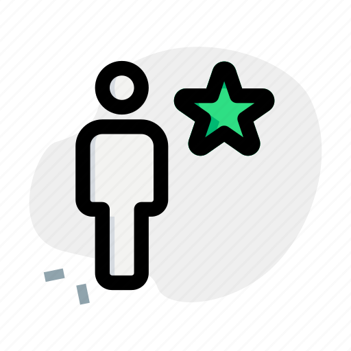 Star, favorite, single user, rating icon - Download on Iconfinder