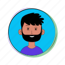 man, avatar, user, profile