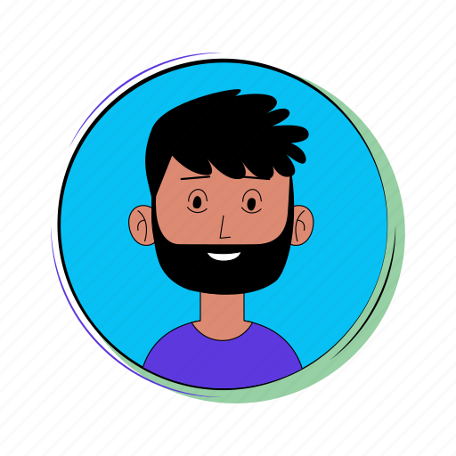 Man, avatar, user, profile icon - Download on Iconfinder
