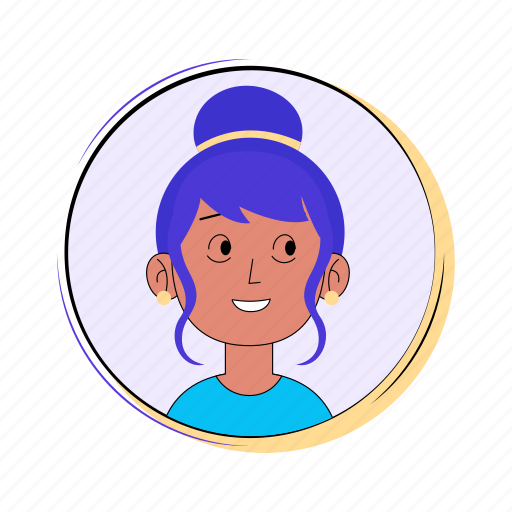Avatar, woman, girl, user, profile icon - Download on Iconfinder