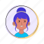 avatar, woman, girl, user, profile 