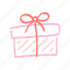 gift, box, bow, party 