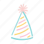 hat, party, birthday 