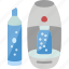 sodastream, machine, carbonation, sparkling, water 