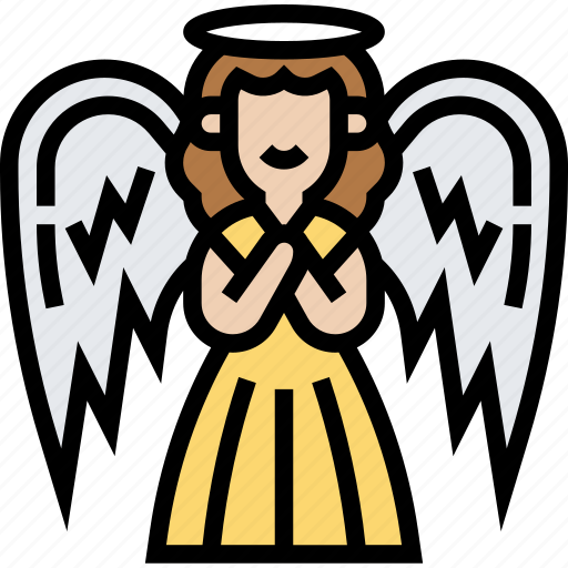 Angel, heaven, peace, spiritual, holy icon - Download on Iconfinder