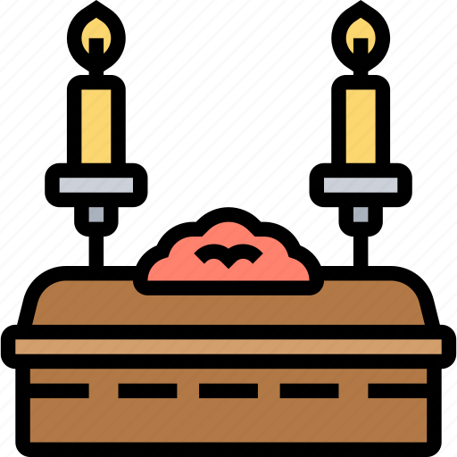 Candle, funeral, ceremony, memorial, decoration icon - Download on Iconfinder