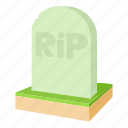 cartoon, cemetery, funeral, rip, stone, tomb, tombstone