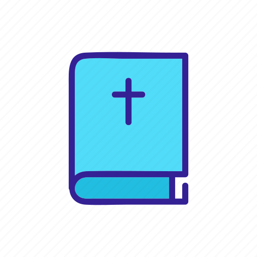 Bible, book, contour, element, funeral, religion icon - Download on Iconfinder