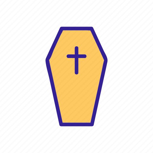 Ancient, burial, cemetery, contour, creepy, dead, funeral icon - Download on Iconfinder