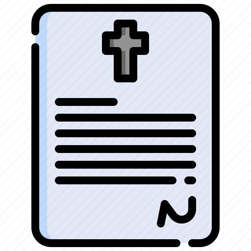 Testament, will, contract, file, paper icon - Download on Iconfinder