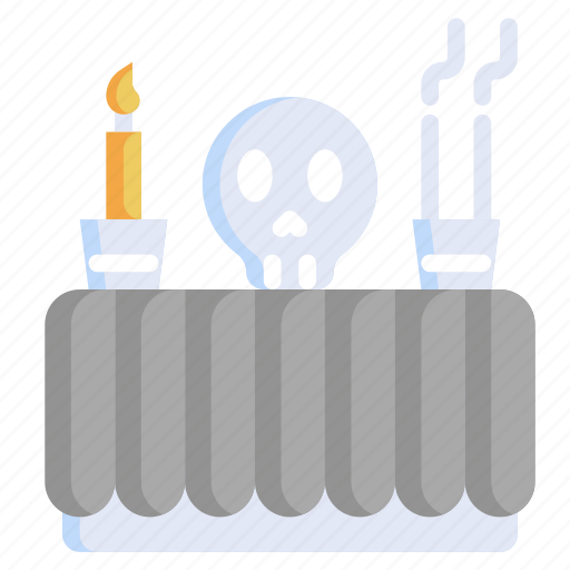 Dia, de, muertos, death, skull, decoration, candles icon - Download on Iconfinder