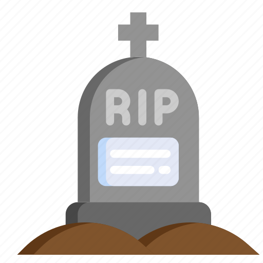 Gravestone, cemetery, funeral, tombstone, rip icon - Download on Iconfinder