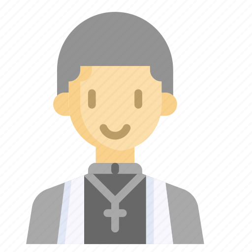 Pastor, priest, professions, jobs, man icon - Download on Iconfinder