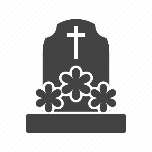 Casket, coffin, death, flowers, funeral, graveyard, wreath icon - Download on Iconfinder