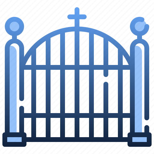 Fence, gate, entrance, building, architecture, city icon - Download on Iconfinder