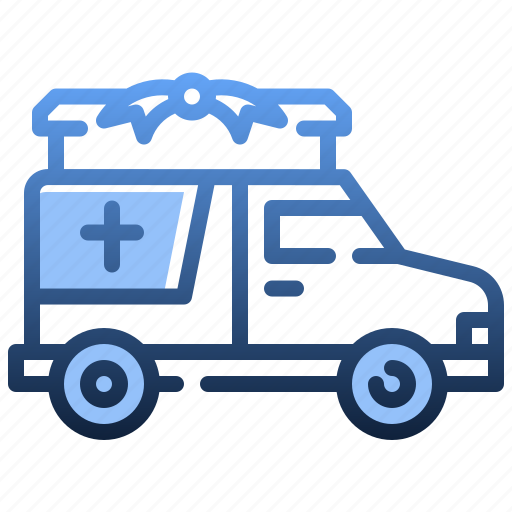 Hearse, car, funeral, transportation, vehicle icon - Download on Iconfinder
