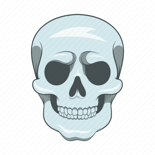 death skull cartoon