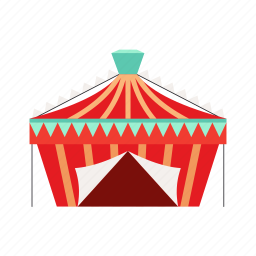 House, flat, icon, funny, circus, character, entertainment icon - Download on Iconfinder