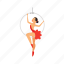 acrobat, flat, icon, funny, circus, character, entertainment, event, festival 