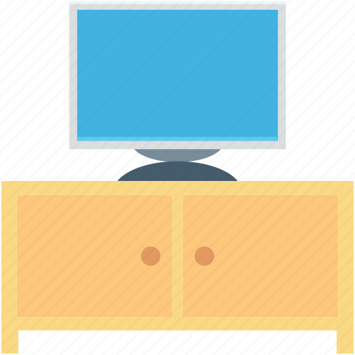 Furniture, home interior, monitor, tv bureau, tv trolley icon - Download on Iconfinder