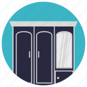 almirah, closet, cupboard, home interior, wardrobe