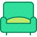armchair, couch, sofa