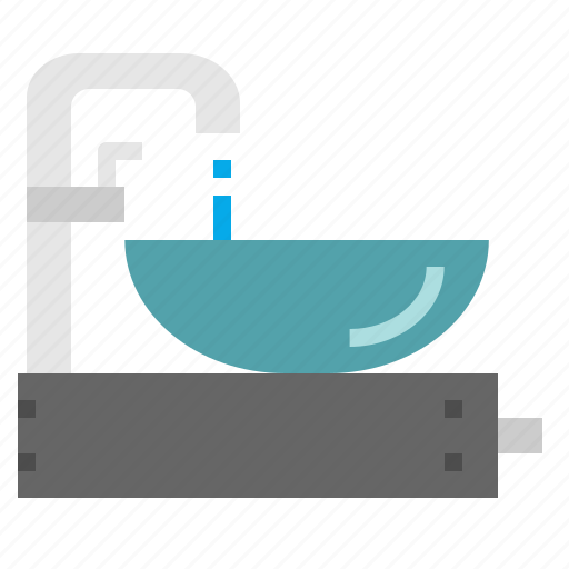 Basin, pedestal, sink, wash, washbowl icon - Download on Iconfinder