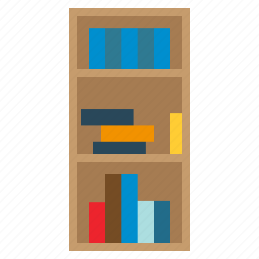 Books, bookshelf, library, study icon - Download on Iconfinder