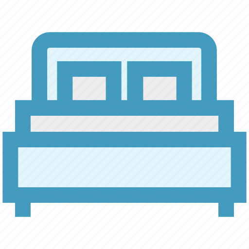 Bed, double bed, furniture, hotel, house, interior, twin icon - Download on Iconfinder