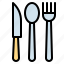 eating, fork, knife, restaurant, tools 