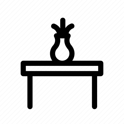 Table, vase, chair, desk, furniture, interior, office icon - Download on Iconfinder