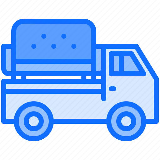 Decoration, delivery, furniture, home, interior, truck icon - Download on Iconfinder
