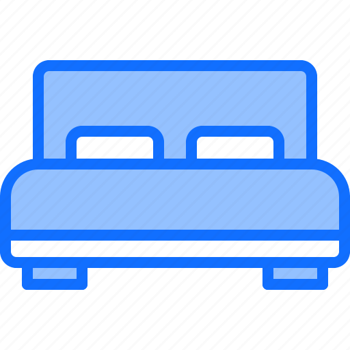 Bed, decoration, furniture, home, interior, pillow icon - Download on Iconfinder