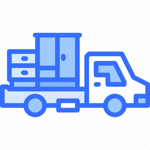 Wardrobe, car, truck, delivery, furniture, shop, interior icon - Download on Iconfinder